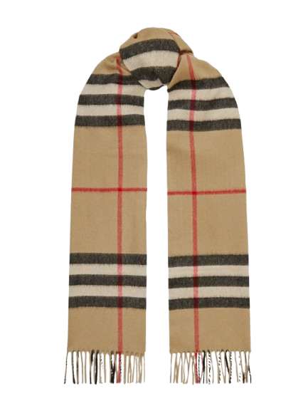 Burberry Check Cashmere Scarf