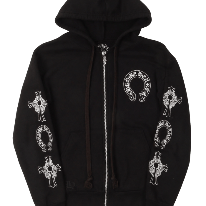 Chrome Hearts Zip-Up Hoodie